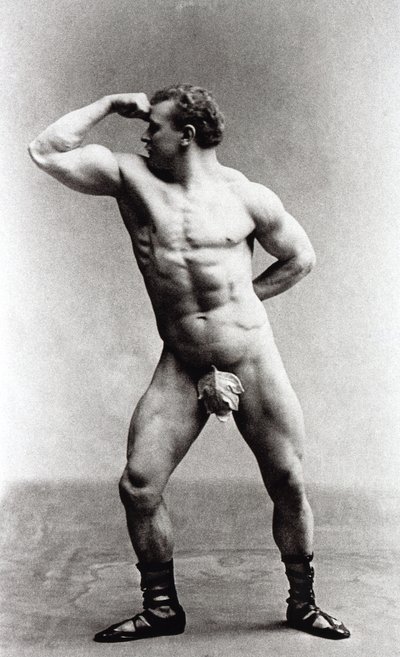Le bodybuilder allemand Eugen Sandow - Benjamin J. Falk