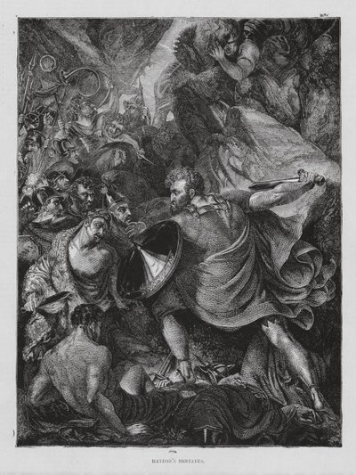 Assassinat de L S Dentatus - Benjamin Robert (after) Haydon