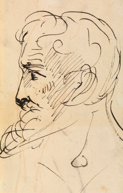 Étude de portrait, profil d