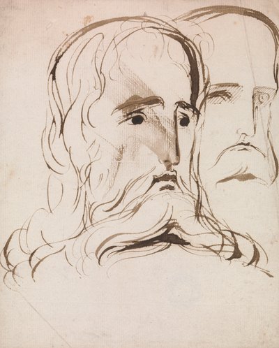 Étude pour la tête du Christ et d