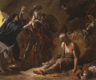 La grotte du désespoir - Benjamin West