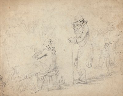 Le connaisseur - Benjamin West