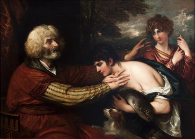 Tobias guérit la cécité de son père - Benjamin West