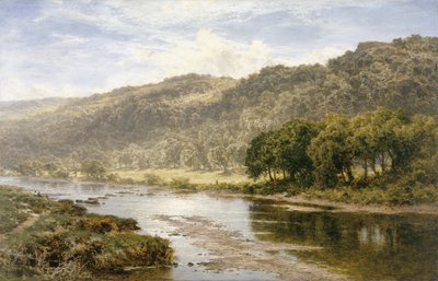 Sur le Llugwy en dessous de Capel Curig - Benjamin Williams Leader