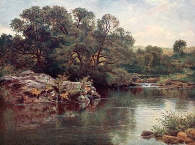 Sur la rivière Llugwy, en dessous de Capel Curig - Benjamin Williams Leader