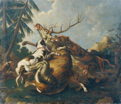 Chasse au cerf - Benno Raffael Adam