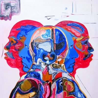 Robert M.  les garçons, 2005 (oil on canvas) - Benoit Erwann Boucherot