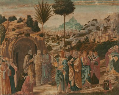 La Résurrection de Lazare, milieu des années 1490 - Benozzo Gozzoli
