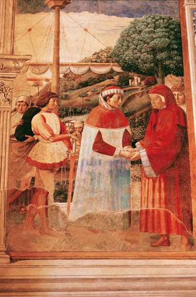 Augustin arrivant à Ostie dirigé vers Rome - Benozzo di Lese di Sandro Gozzoli