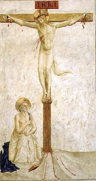 Crucifixion avec Saint Dominique - Benozzo di Lese di Sandro Gozzoli