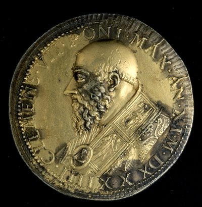 Médaillon avec le portrait du pape Clément VII - Benvenuto Cellini