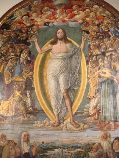 accueil de jean, ascension de jésus 02 - Benvenuto di Giovanni