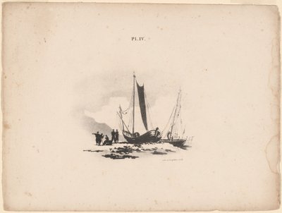 Bateaux sur la plage - Bernard Gaillot