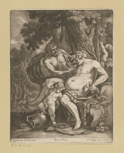 Bacchus entouré de satyres - Bernard Lens (II)