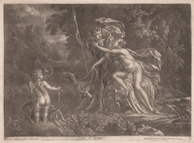 Vénus et Adonis - Bernard Lens