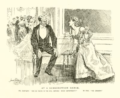 À une danse par abonnement - Bernard Partridge
