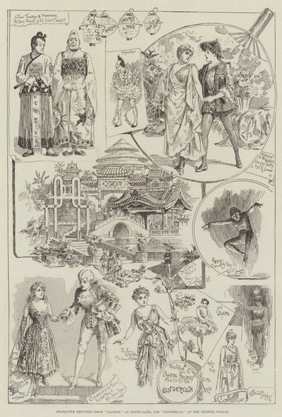 Croquis de personnages d