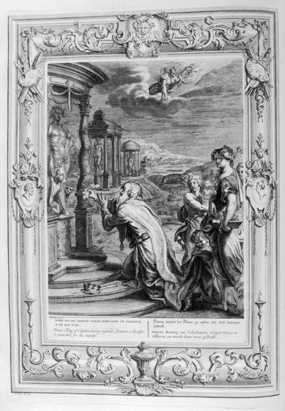 Œnée, roi de Calydon, fait un sacrifice aux dieux - Bernard Picart