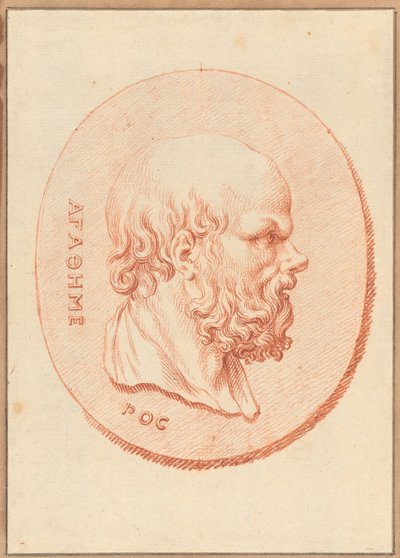 Un des six camées avec des sujets mythologiques et classiques - Bernard Picart