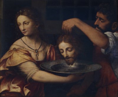 Salomé reçoit la tête de Jean-Baptiste - Bernardino Luini
