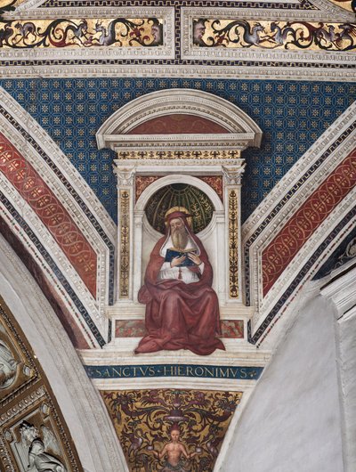 Saint Jérôme, (détail) des Docteurs de l