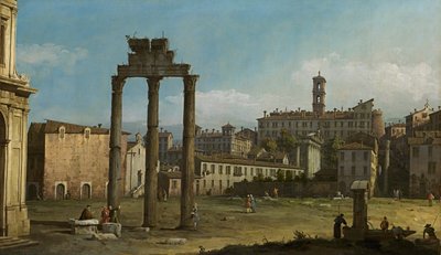 Ruines du Forum, Rome - Bernardo Bellotto