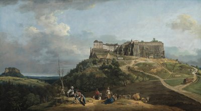 La Forteresse de Königstein - Bernardo Bellotto