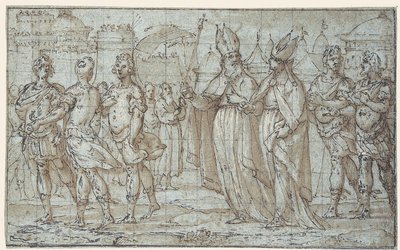 Procession au mont des Oliviers - Bernardo Castello