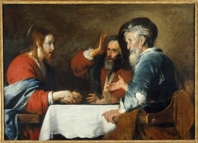 Christ à Emmaüs - Bernardo Strozzi