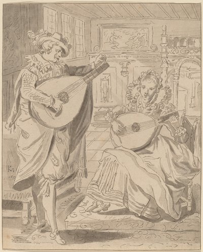 Compagnie musicale, 1772, publié en 1774 - Bernhard Schreuder