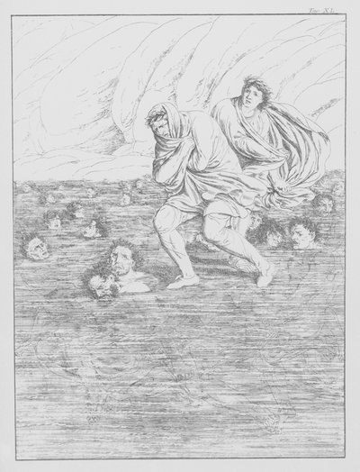 La Divine Comédie de Dante, Inferno (Enfer), Planche XL - Bernhard Schuler