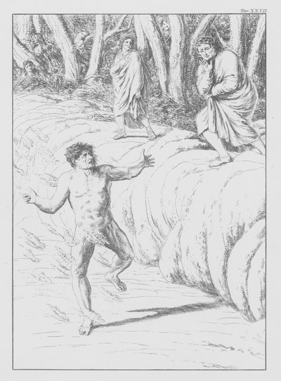 La Divine Comédie de Dante, Inferno (Enfer), Planche XXVII - Bernhard Schuler