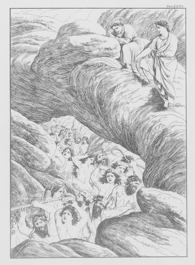 La Divine Comédie de Dante, Inferno (Enfer), Planche XXXI - Bernhard Schuler