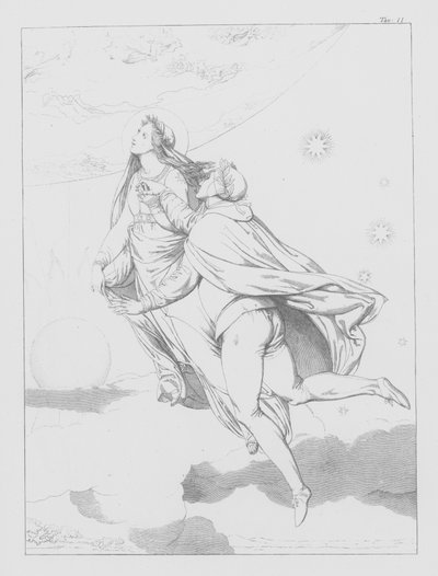 La Divine Comédie de Dante, Paradiso (Ciel), Planche II - Bernhard Schuler