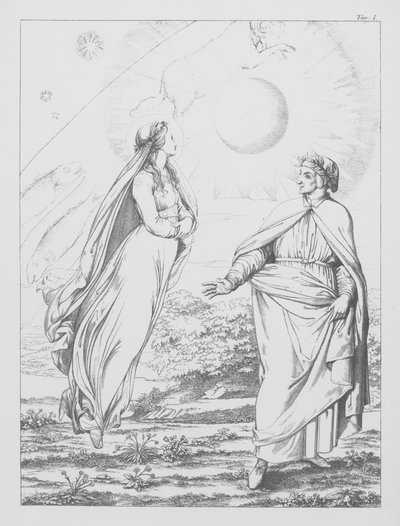 La Divine Comédie de Dante, Paradiso (Paradis), Planche I - Bernhard Schuler