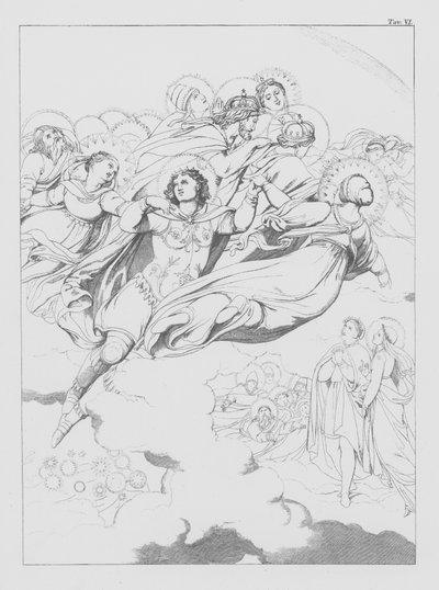 La Divine Comédie de Dante, Paradiso (Ciel), Planche VI - Bernhard Schuler