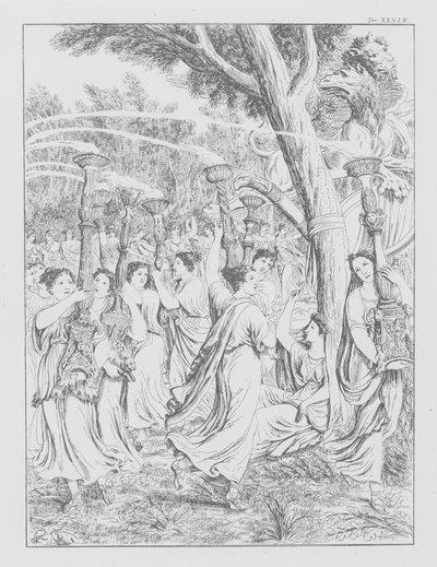 La Divine Comédie de Dante, Purgatorio (Purgatoire), Planche XXXIX - Bernhard Schuler