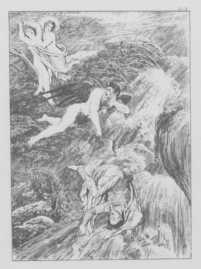 La Divine Comédie de Dante, Purgatorio (Purgatoire), Planche X - Bernhard Schuler