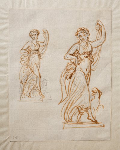 Danseuse (Ariane ) avec une panthère - Bertel Thorvaldsen
