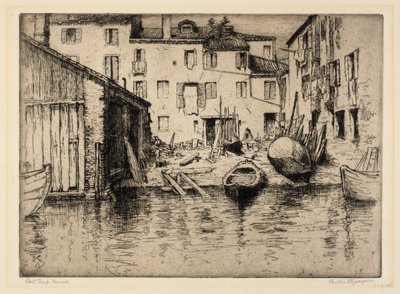 Magasin de bateaux, Venise - Bertha E. Jaques