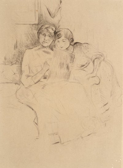 Leçon de dessin - Berthe Morisot