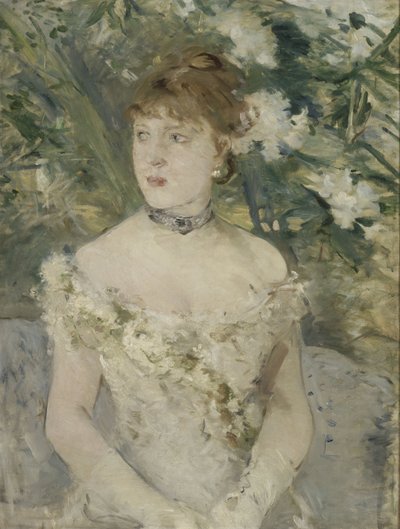 Jeune femme au bal - Berthe Morisot