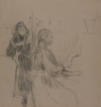 Étude pour La Musique, 1893 - Berthe Morisot