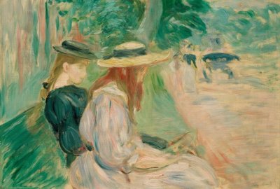 Sur un banc du Bois de Boulogne - Berthe Morisot