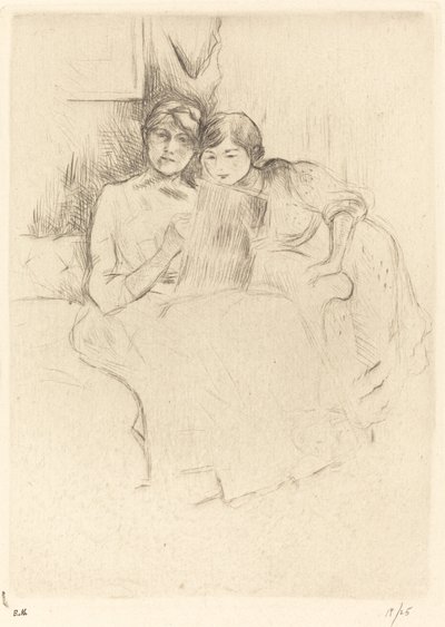 La Leçon de dessin, 1888-1890 - Berthe Morisot