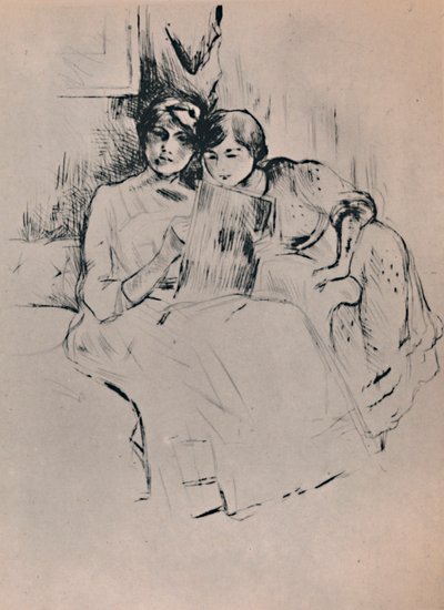 La Leçon de dessin, vers 1888-1890, 1946 - Berthe Morisot