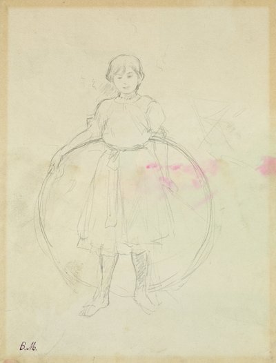 Jeune fille avec un cerceau, 1888 - Berthe Morisot