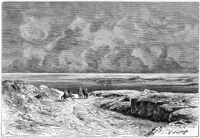 Nafta et le Chott-el-jerid, vers 1890 - Auguste Bertrand