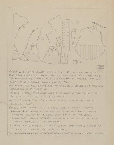 Motif de robe - Bessie Forman
