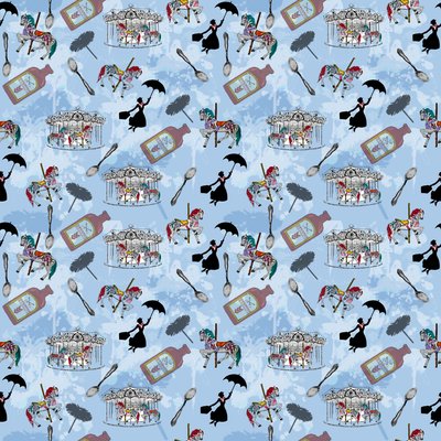 Mary Poppins, 2015 (motif répété) - Beth Travers